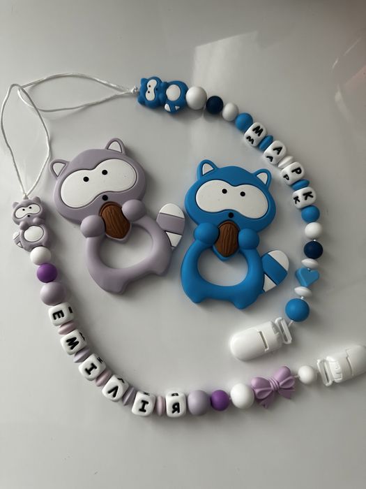 Іменні тримачі для гризунця, для соски, пустушки