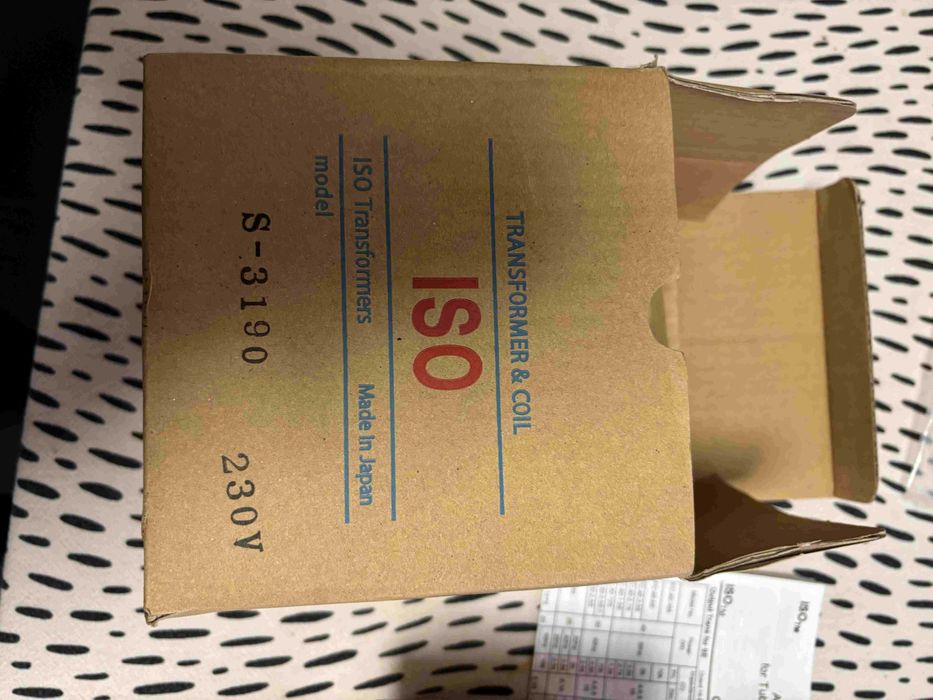 Transformador de alimentação marca ISO