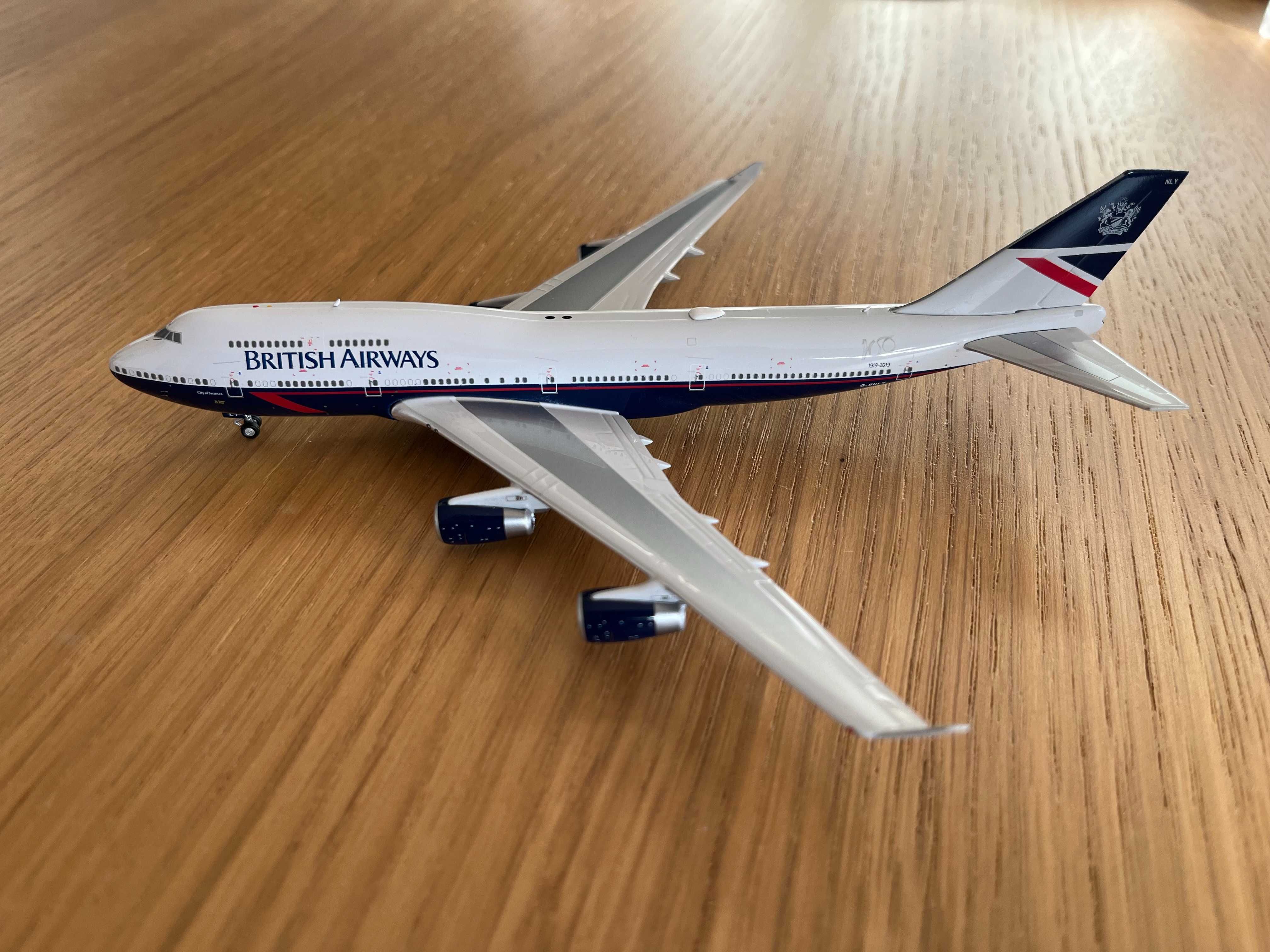 Miniatura British Airways B747