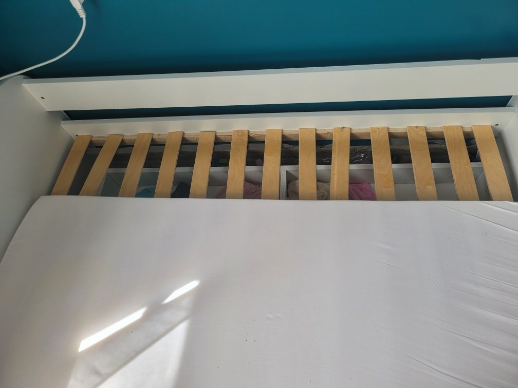 Łóżko 140x80 białe dziecięce