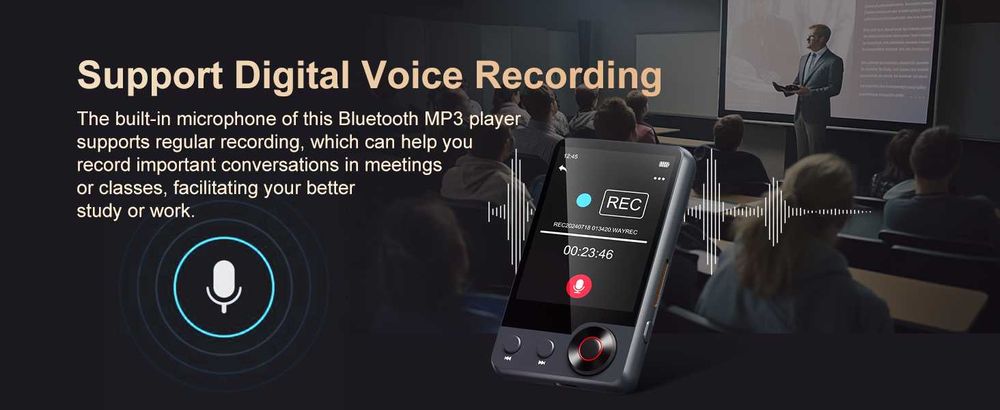 Ні-Fi MP3-плеер Oilsky A55. Новий. 128 ГБ, Bluetooth 5.3