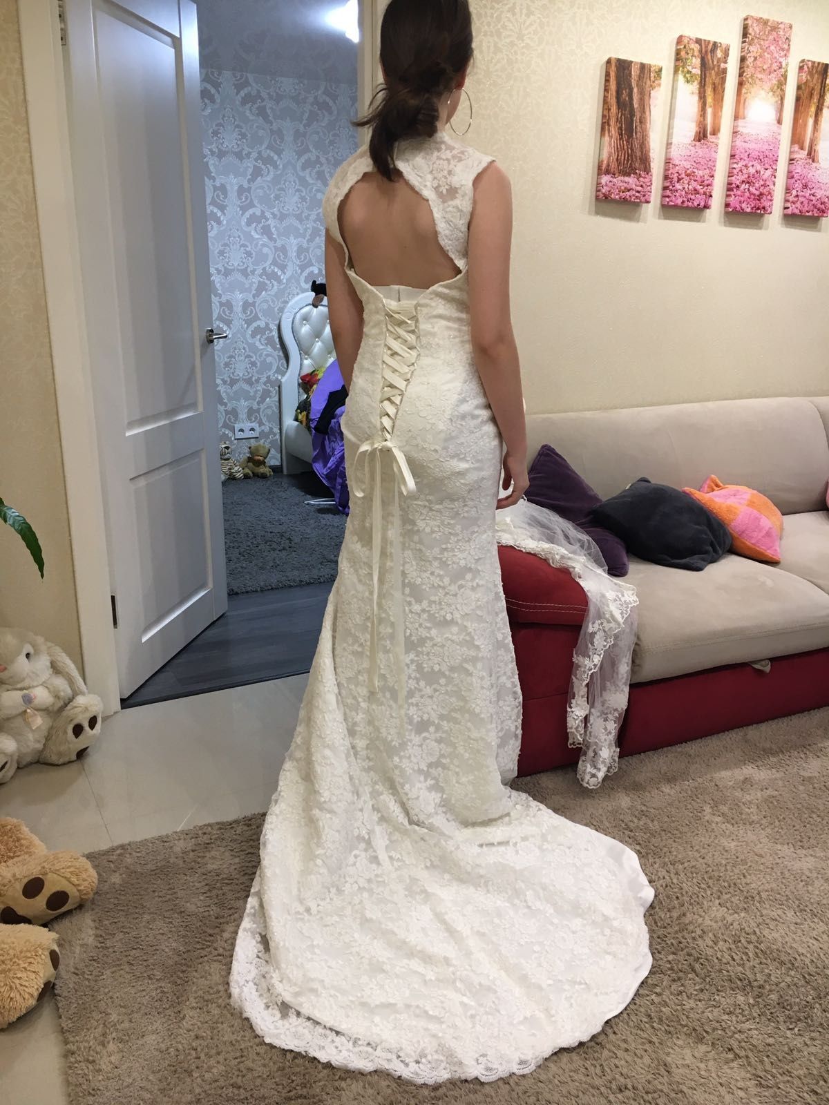 Продам свадебное платье и фату 3000 грн