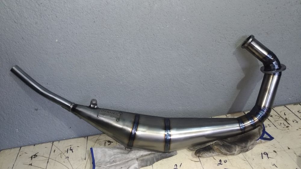 Escape artesanal DT 70cc