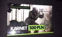 Karnet 300zł paintball Rybnik