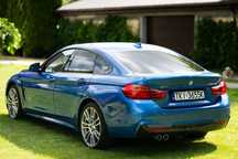 BMW Seria 4 BMW Seria 4 420d xDrive M Sport sport, 2016r, Salon Polska