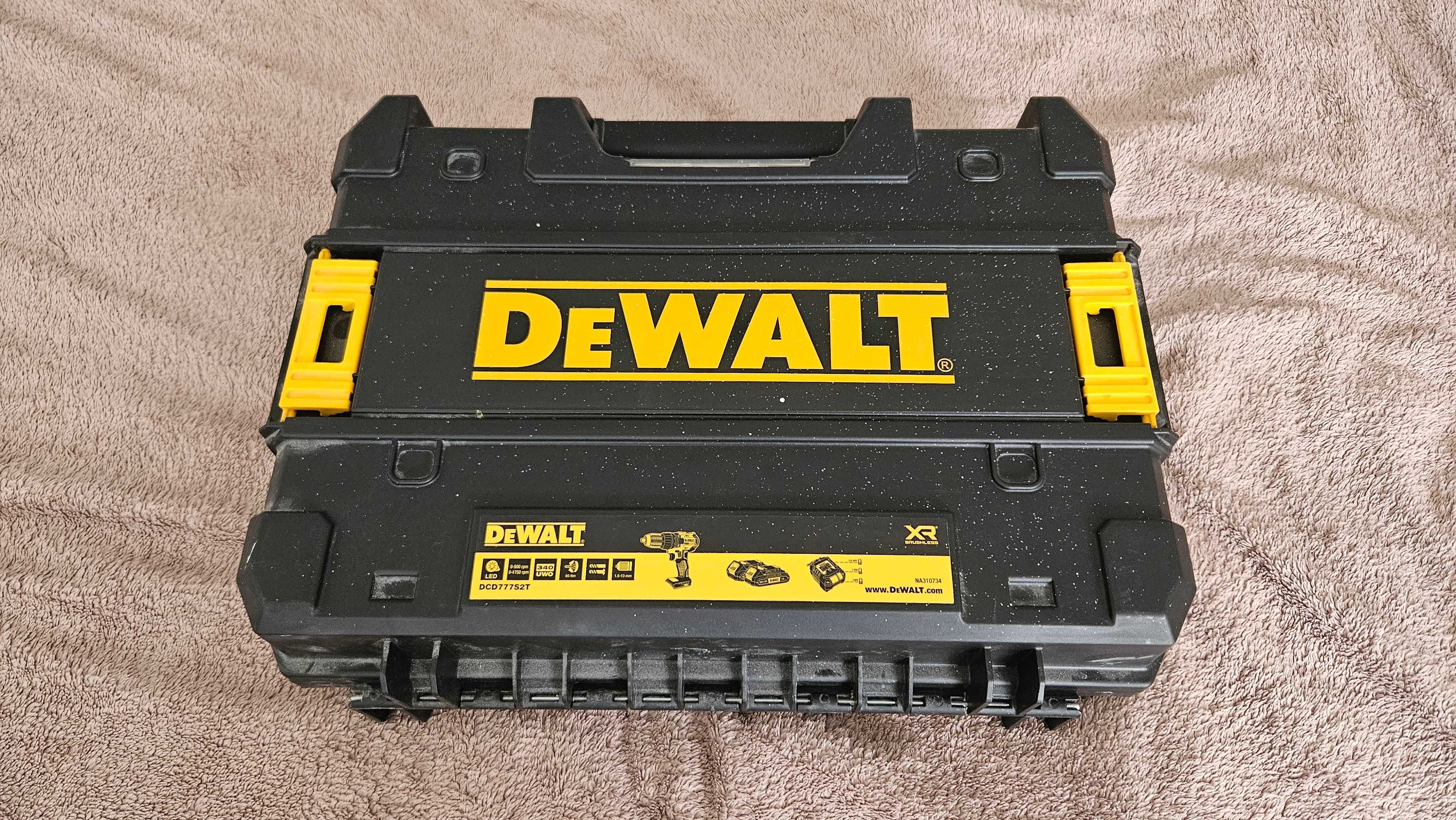 DeWalt DCD7772ST Zestaw 2x Aku, Ładowarka