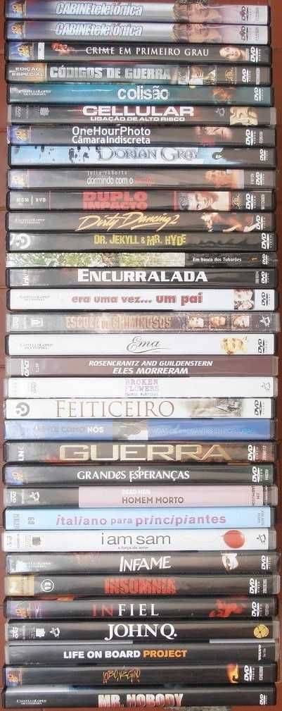 DVD lote 133 dvd´s - Filmes - Originais - diversos - Oportunidade