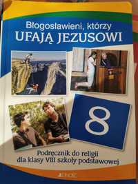 książka do religii Błogosławieni, którzy ufają Jezusowi 8 klasa Jednoś