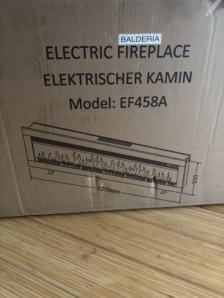 Lareira eletrica Balderia 127 cm