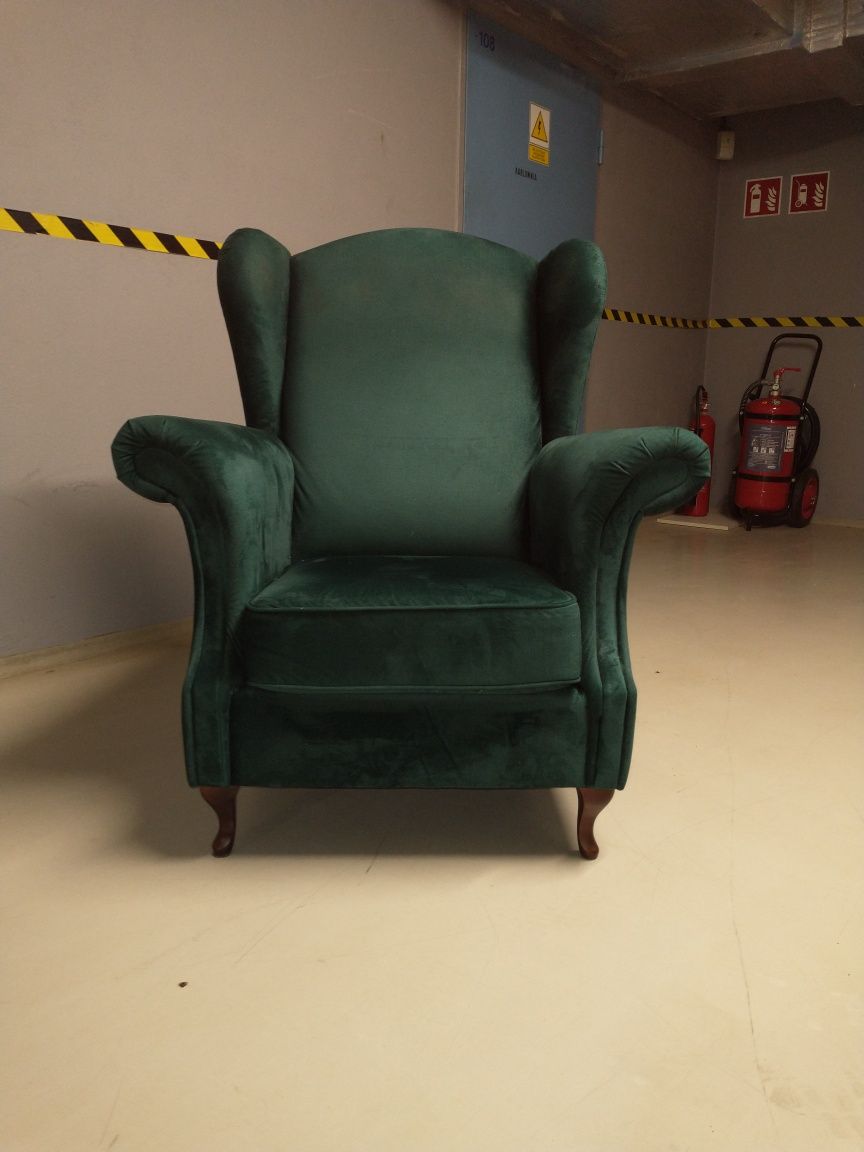 Komplet wypoczynkowy sofa+fotel stan bdb Warszawa tanio