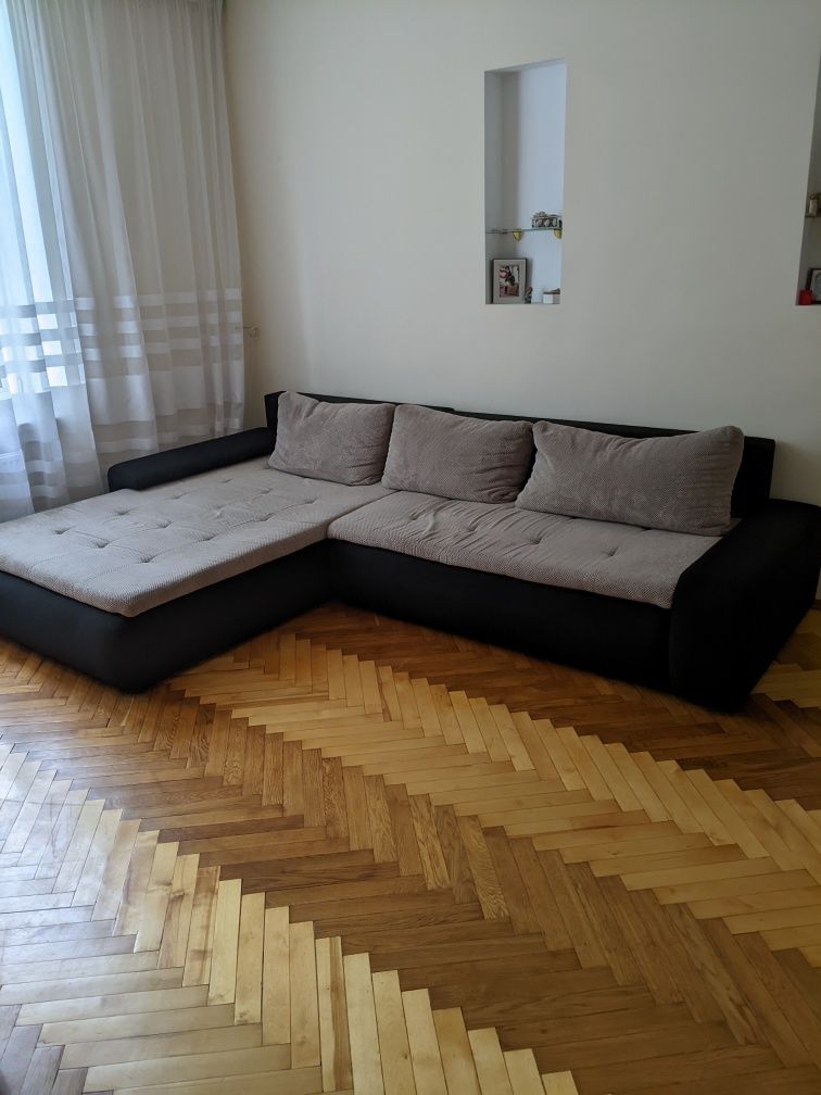 Кутовий диван (сірий)