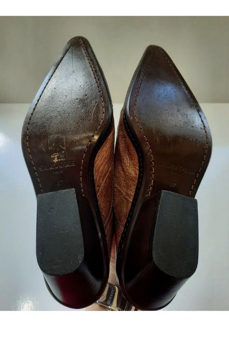 Мюли из кожи крокодила р.37