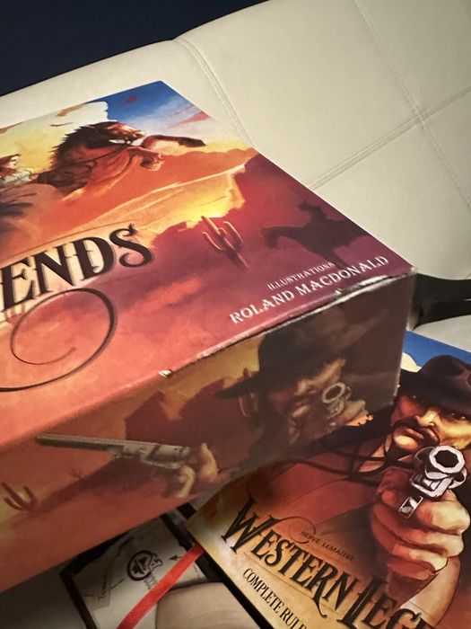 Western Legends + dodatki + żetony + pomalowane figurki + insert!