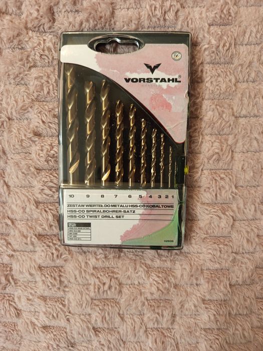 zestaw wierteł  do metalu Alu Hass-co kobaltowe