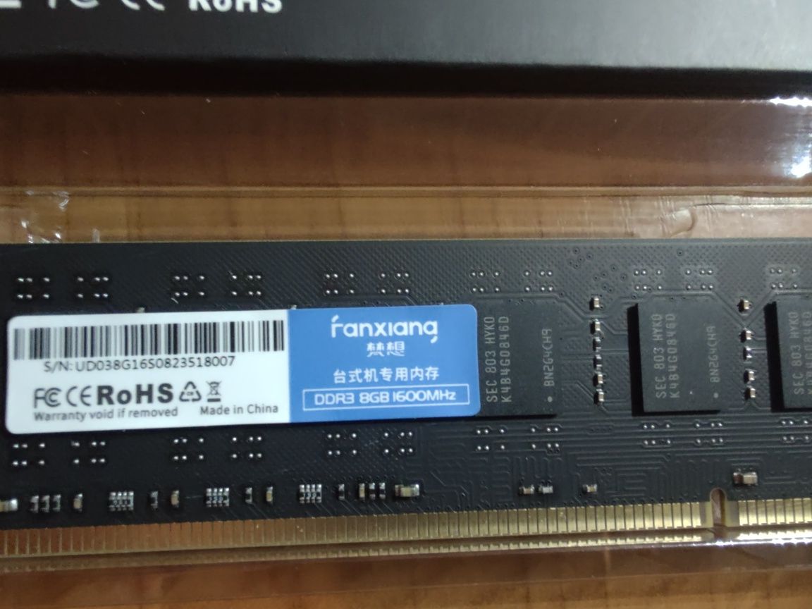 Память DDR3 8 Gb для ПК PC-12800 new