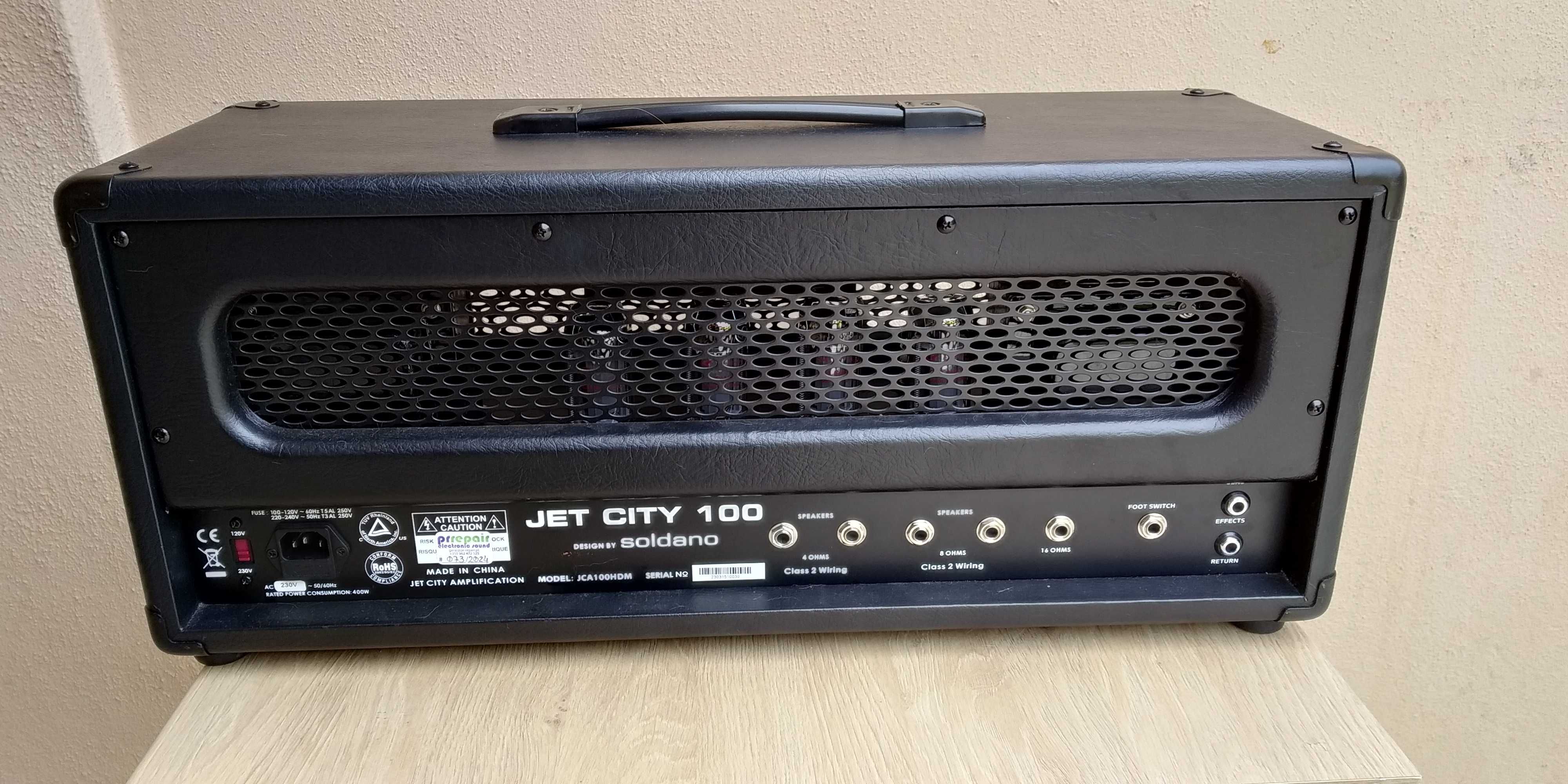Amplificador high gain Jet City 100 HDM by Soldano