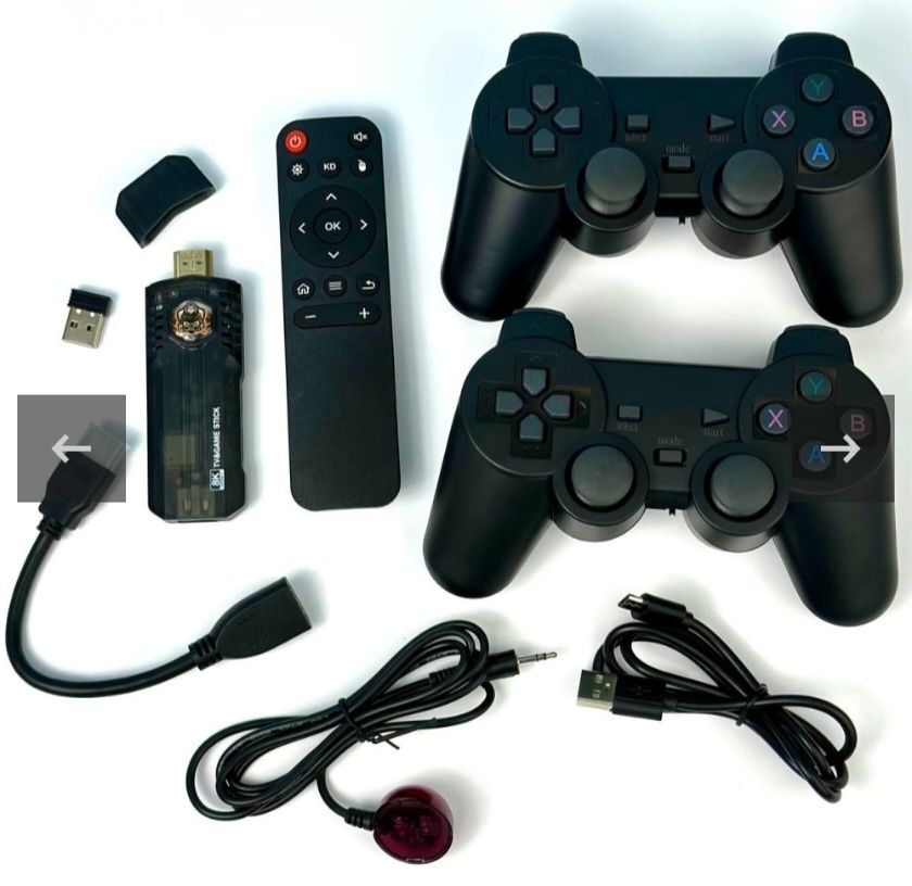 Портативна ігрова консоль Android TV та Game Stick X8 8K Ultra HD 64gb