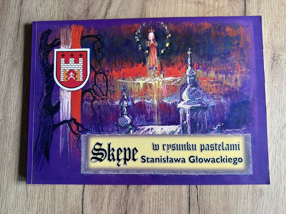 Skępe w rysunku pastelami Stanisława Głowackiego Lipno