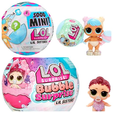 LOL Surprise  Lil Sisters Bubble Foam, Mini Ball сестрички.