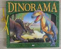 Dinorama, Mike Taylor, książka o dinozaurach 3D, jak nowa