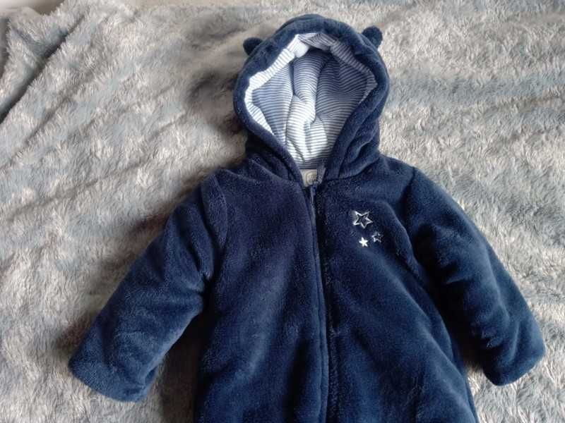 Kombinezon zimowy z misiem cool club 74