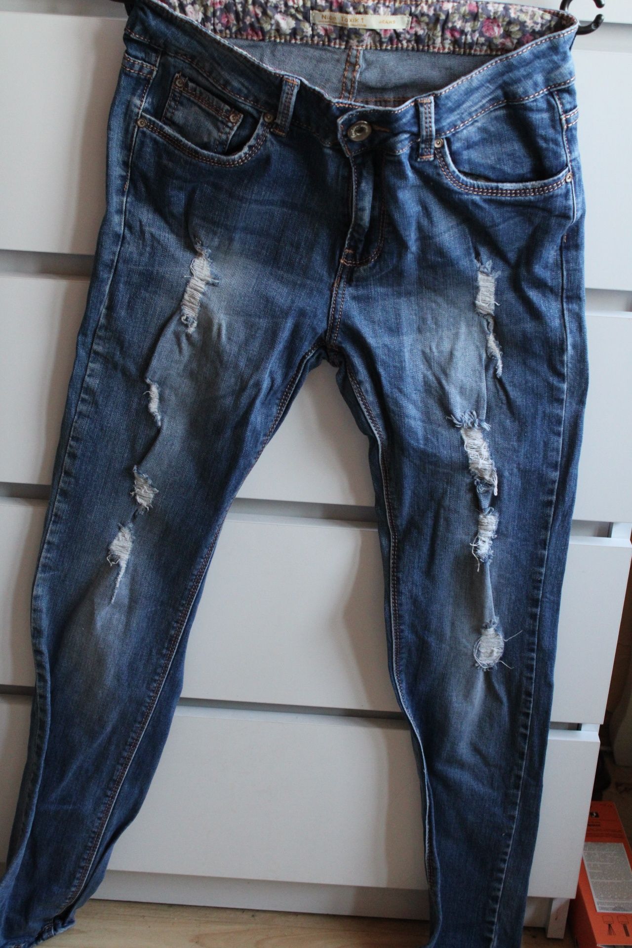 Spodnie jeansy damskie