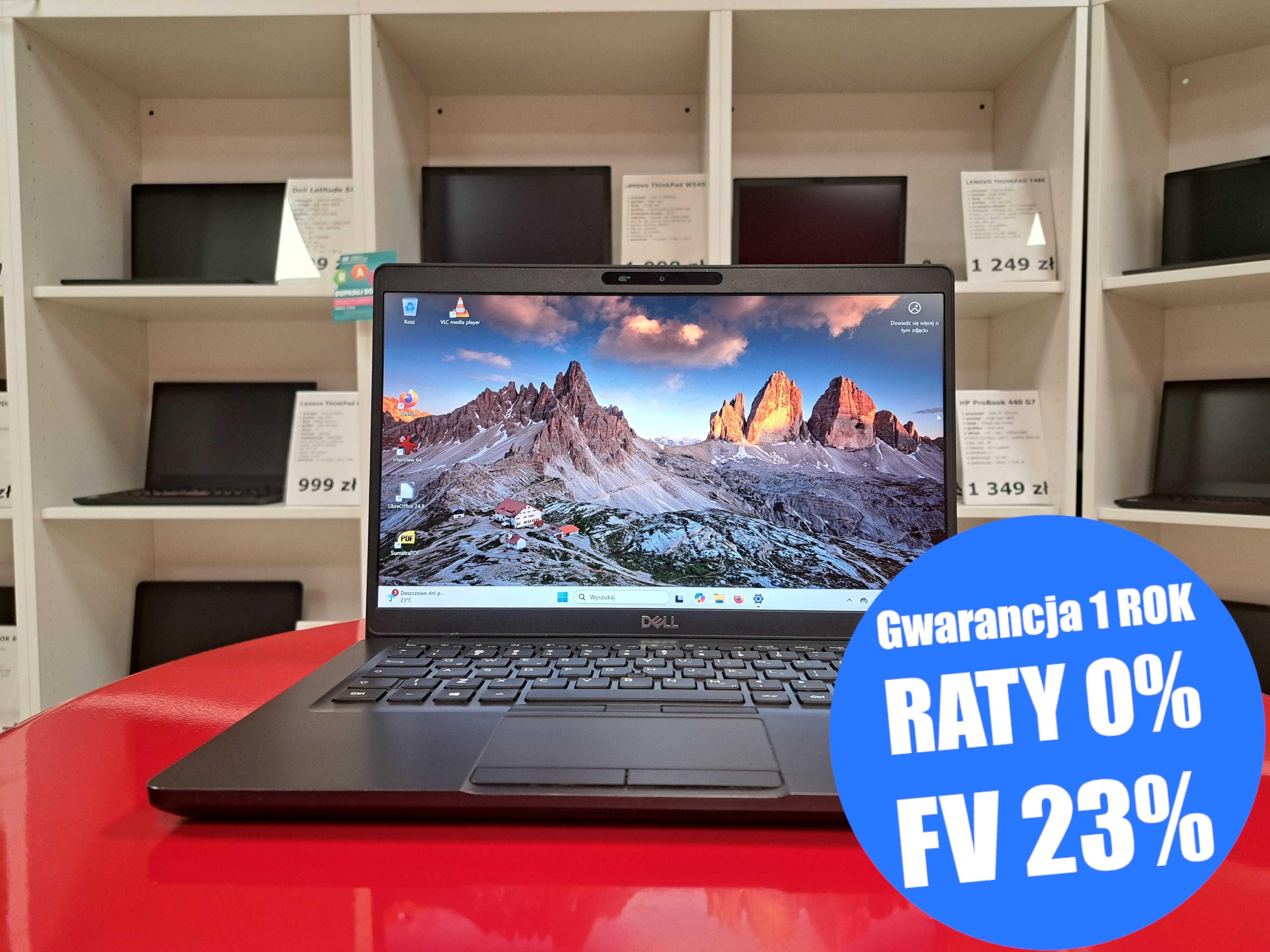 Dell 14" Latitude 5400 i5-8365u 16gb 512ssd USB-C IPS FHD Win11 Kamera