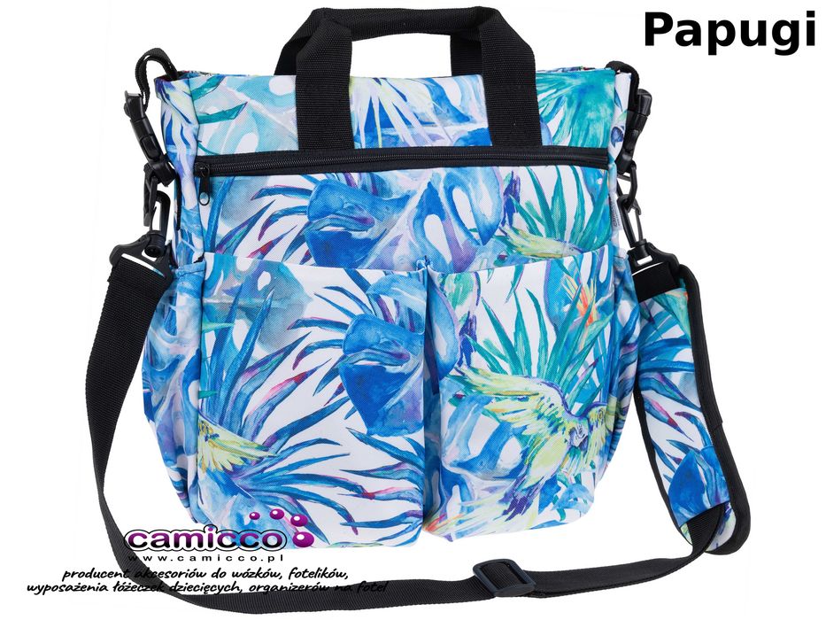 POJEMNA torba do WÓZKA NADIA torby wózków DUŻA dla mamy NOWOCZESNA