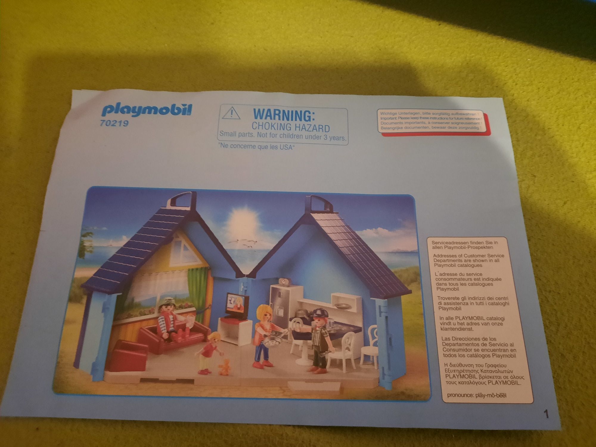 Playmobil 70219 Składany domek letniskowy