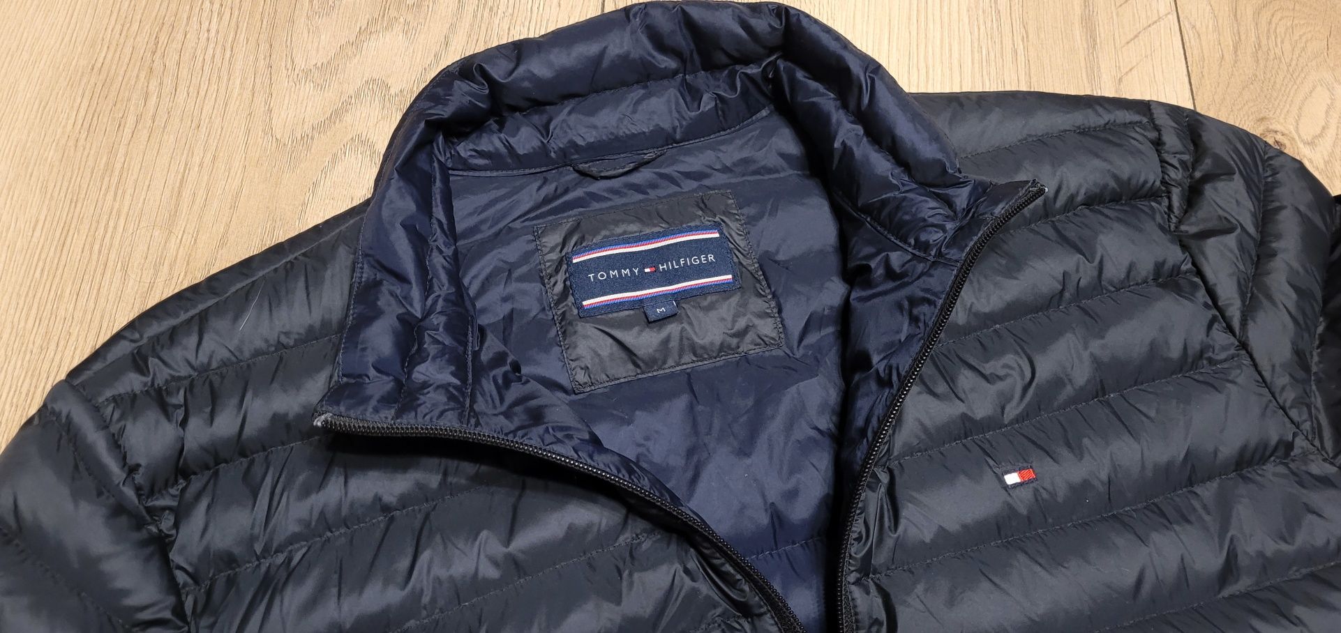 TOMMY HILFIGER Puchowa Kurtka Męska roz. M - J NOWA