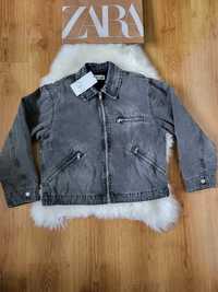 Szara kurtka jeansowa denim jacket roz S 36 M 38 Zara
Piękna kurtka je