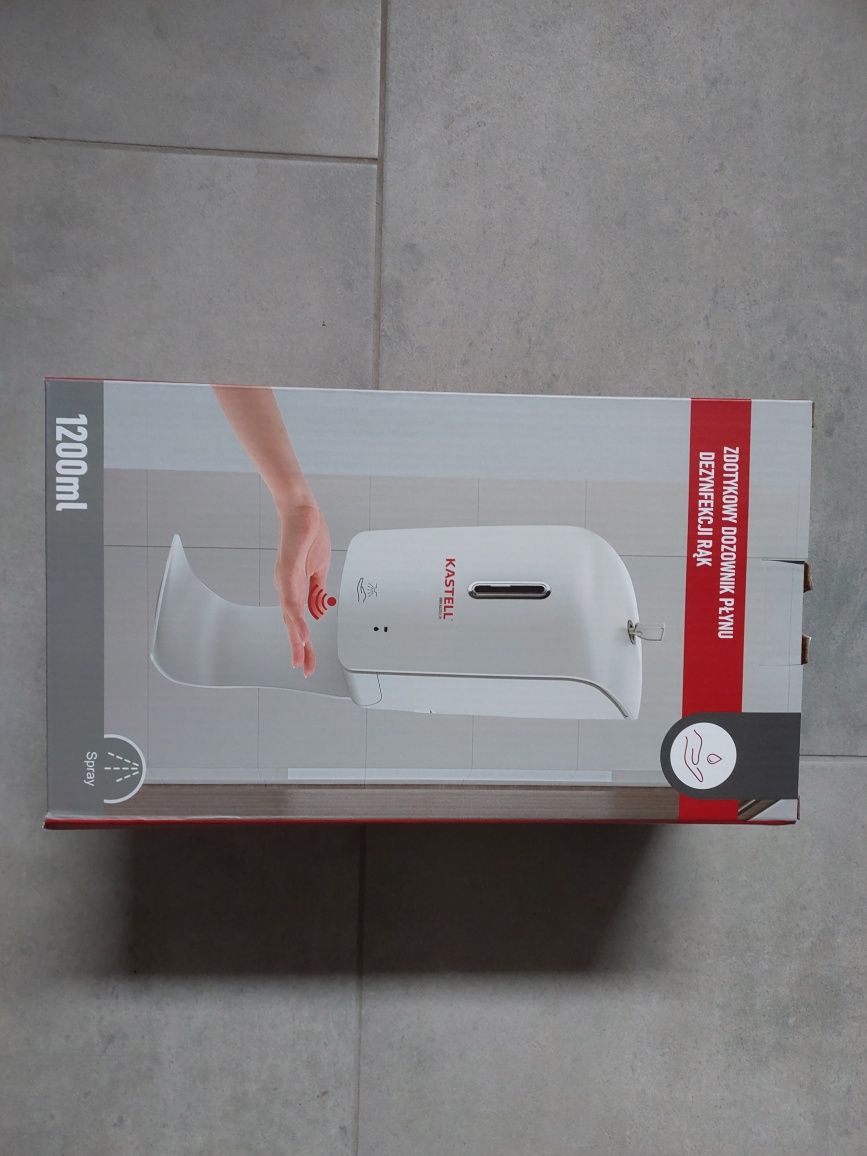 KASTELL Automatyczny bezdotykowy dozownik płynu do dezynfekcji 1200 ml