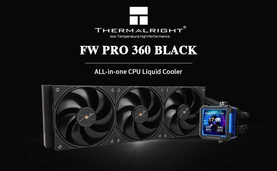 Водяне охолодження Thermalright Frozen Warframe 360 Black