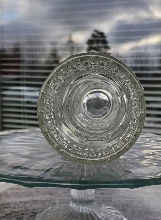 Piękny wazon grube szkło lata 70 Frantisek Peceny Union Glas Piękny !