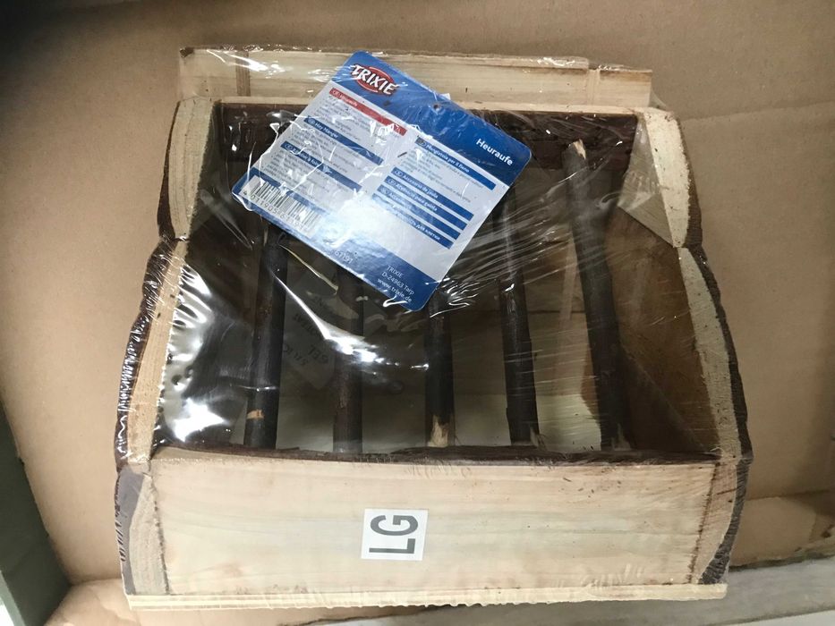 NOWY, drewniany paśnik dla królika/świnki morskiej (kawii)