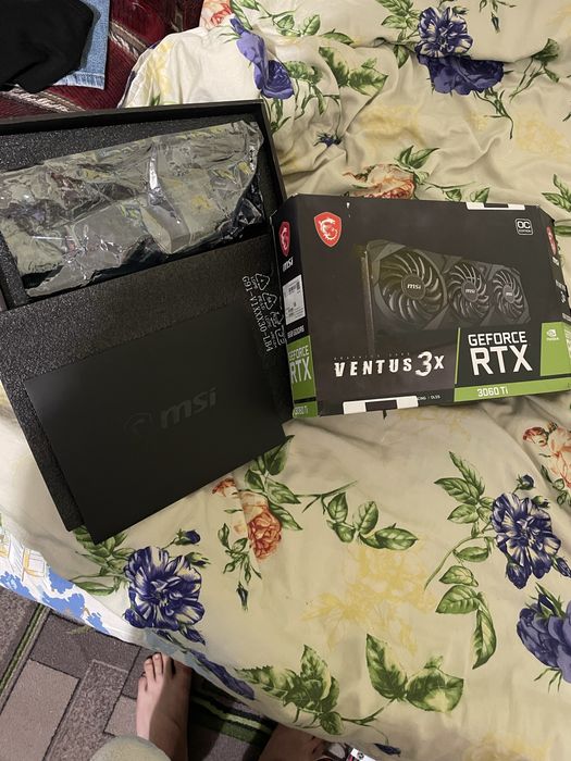 Видеокарта rtx 3060ti 8gb ventus 3x