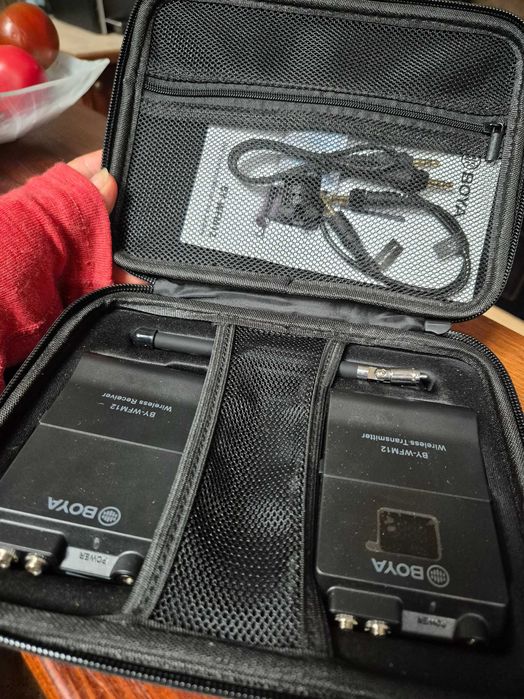 Nowy zestaw mikrofonowy BOYA BY-WFM12 bezprzewodowy system VHF.