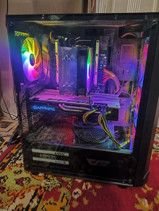 Продам ПК комплект: Xeon 2670v3, RX 580 8GB, 32GB RAM, 1TB NVMe