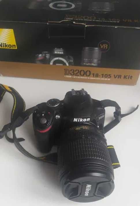 Aparat lustrzanka Nikon D3200 + obiektyw 18-105mm