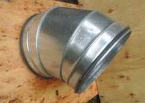 Kolano ocynk spiro fi 315 mm