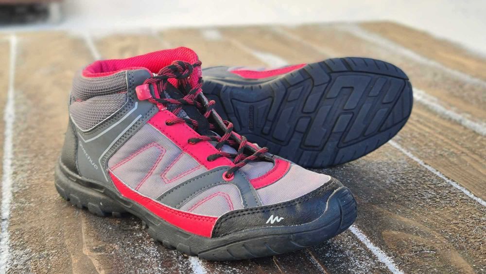 Термо ботинки зимние Quechua кечуа розовые для гор природы