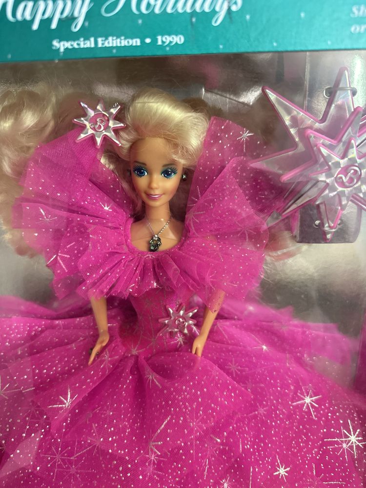 Barbie Happy Holidays 1990 1991 колекційна лялька Барбі Святкова кукла