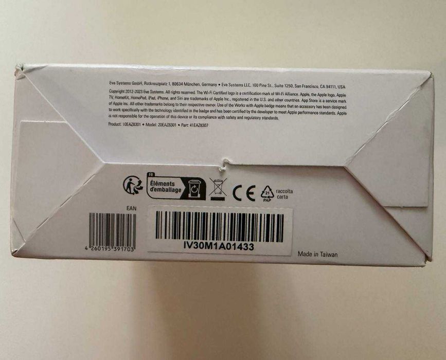 Розумний подовжувач Eve Energy Strip Apple HomeKit