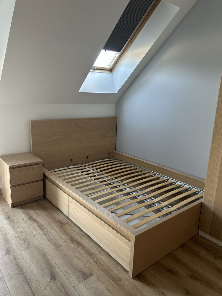 Łożko Malm IKEA 140x200 Nowe!