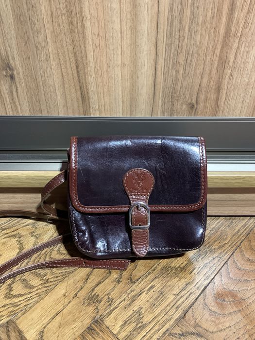 маленька шкіряна сумка-кросбоді Vera Pelle (Італія)