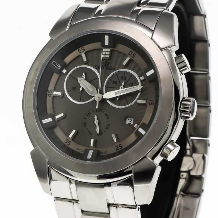Relógio Suíço Optima - Swiss Chronograph - OSC367-SS-4 - Homem