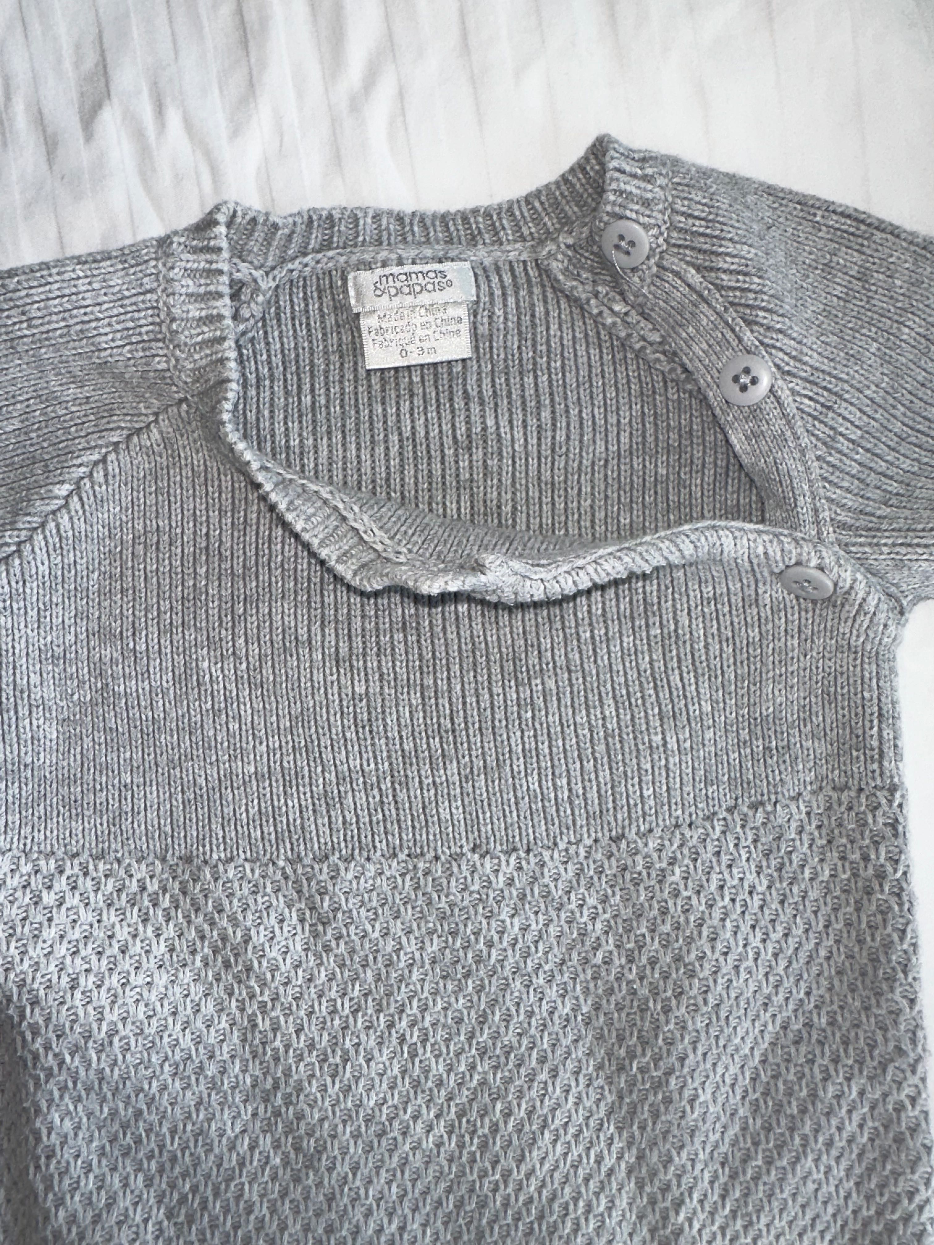 Kombinezon wiązany pajacyk / romper Mamas & Papas 0–3 m