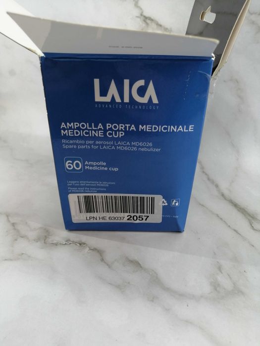 Laica ANE046 kubeczki na leki do inhalatorów ultradźwiękowych 60szt.