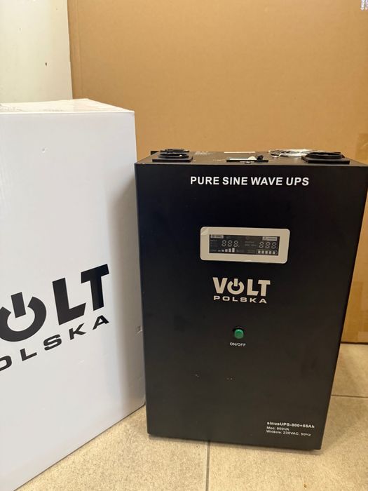 Zasilacz awaryjny Volt UPS 800VA 500W akumulator 55ah nowy Kraków