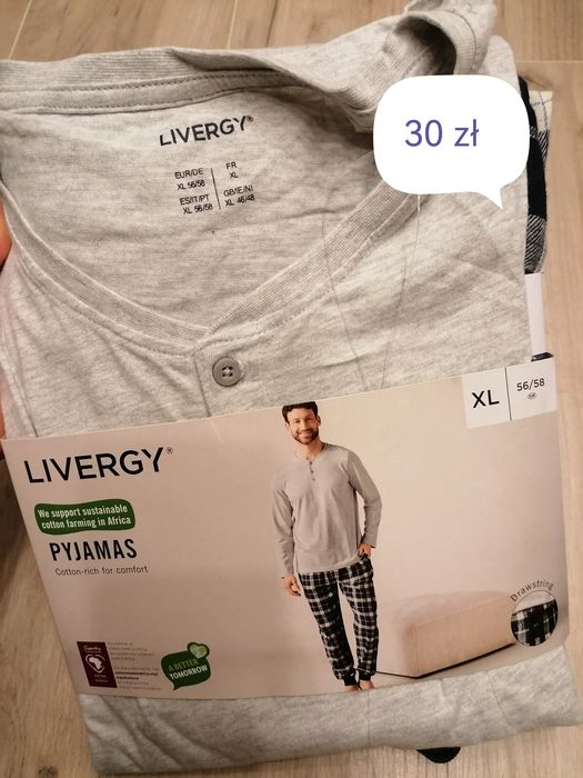 Piżama męska XL 56/58